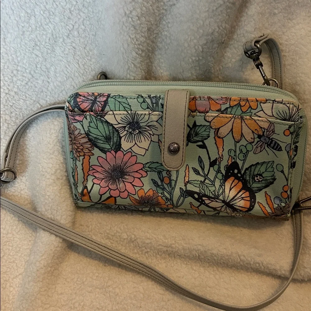 THE SAC Sequoia HOBO with Sakroots Artist Circle Large Smartphone Crossbody Bag - Picture 9 of 14